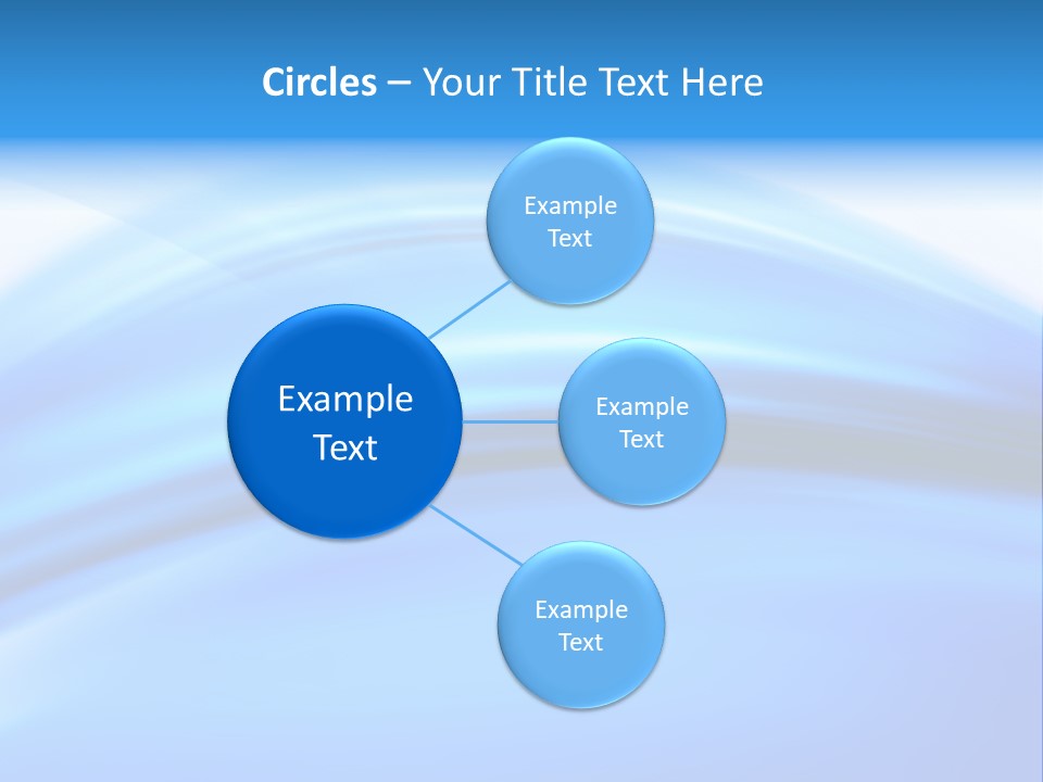 Blue Compositions Layers PowerPoint Template
