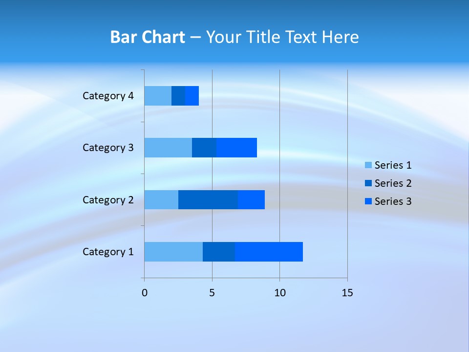 Blue Compositions Layers PowerPoint Template