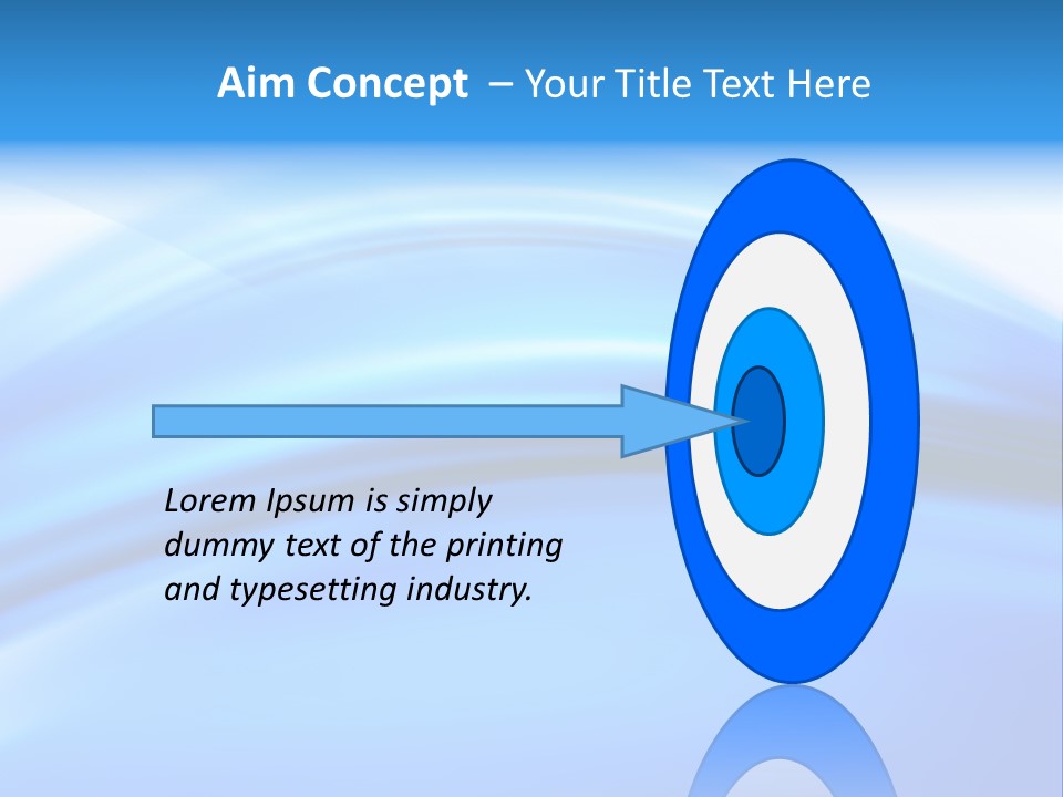 Blue Compositions Layers PowerPoint Template
