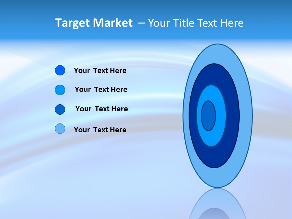 Blue Compositions Layers PowerPoint Template