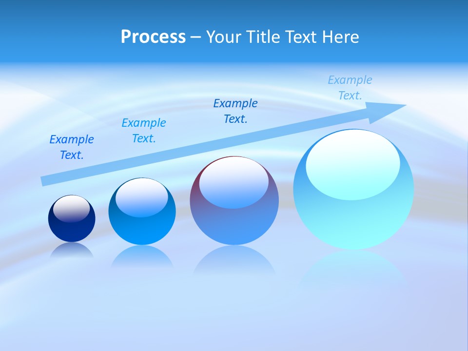 Blue Compositions Layers PowerPoint Template