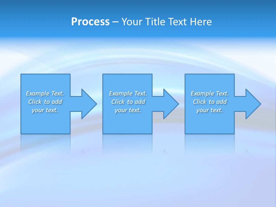 Blue Compositions Layers PowerPoint Template