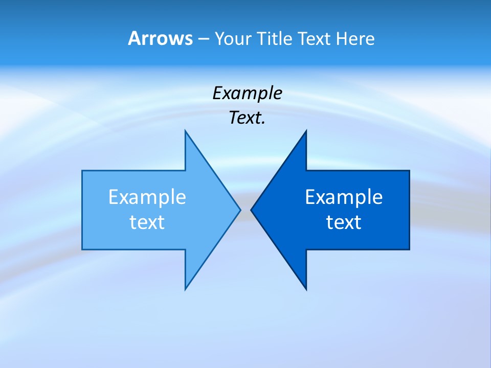 Blue Compositions Layers PowerPoint Template