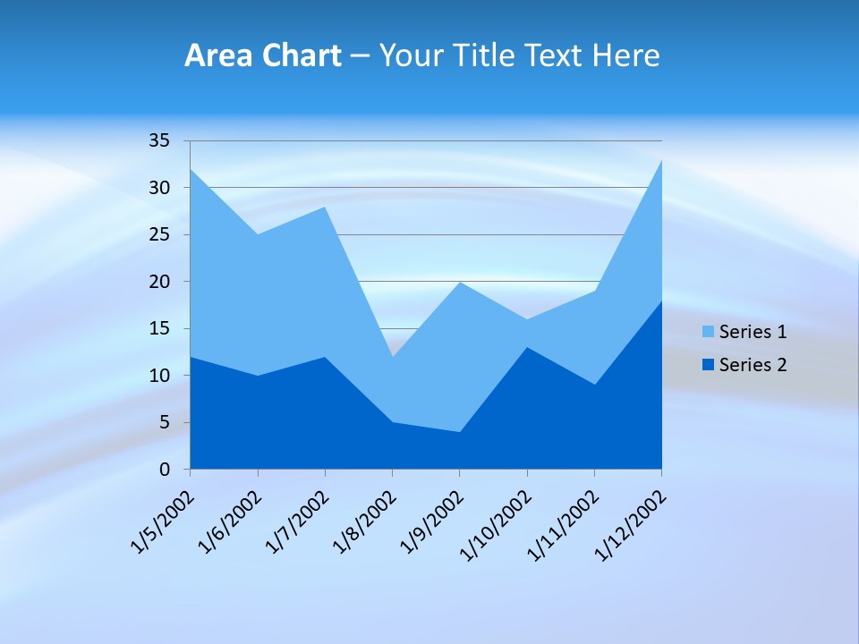 Blue Compositions Layers PowerPoint Template
