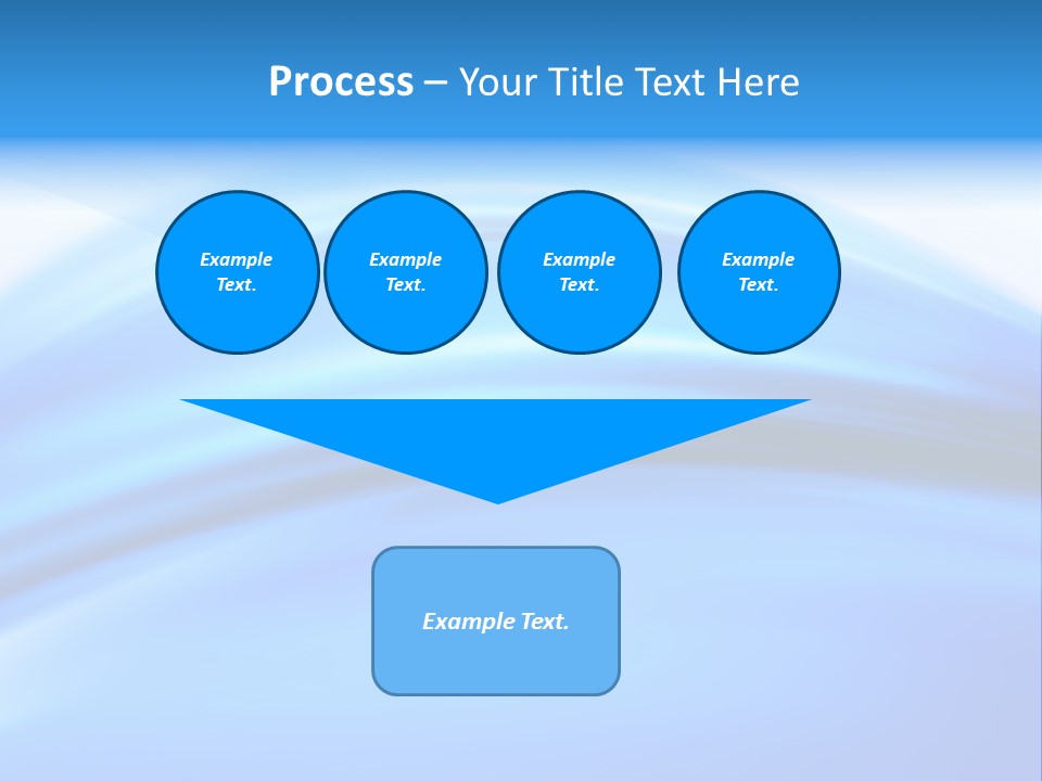 Blue Compositions Layers PowerPoint Template