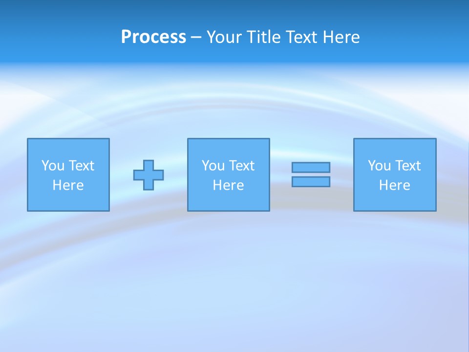 Blue Compositions Layers PowerPoint Template