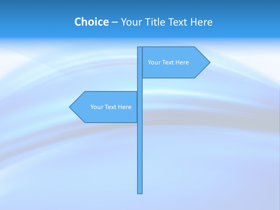 Blue Compositions Layers PowerPoint Template