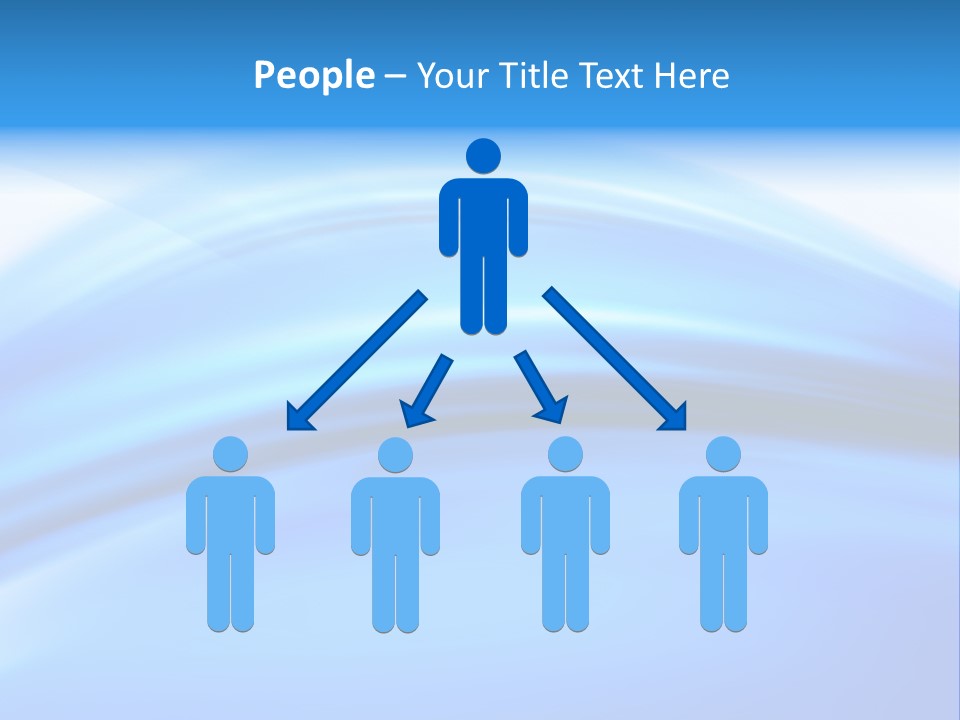 Blue Compositions Layers PowerPoint Template