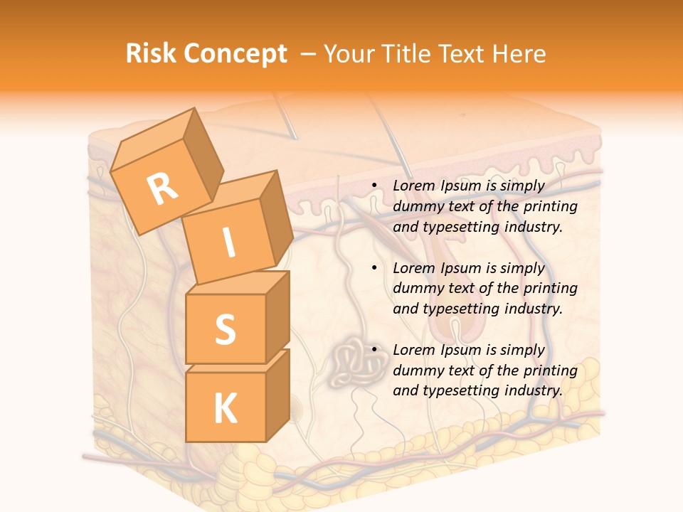 Granulosum Clip Art Cross Section PowerPoint Template