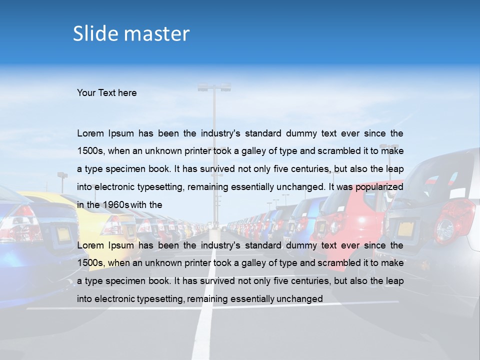 Line Retail Industrial PowerPoint Template