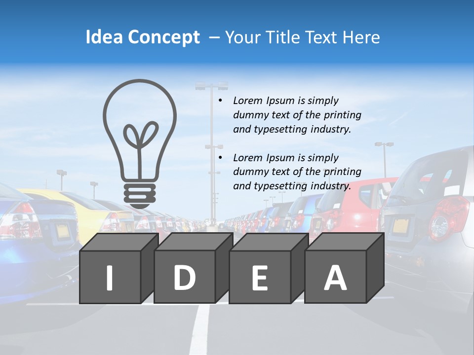 Line Retail Industrial PowerPoint Template