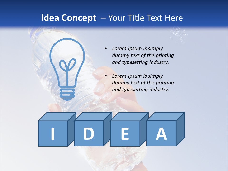 Frozen Open Bubble PowerPoint Template