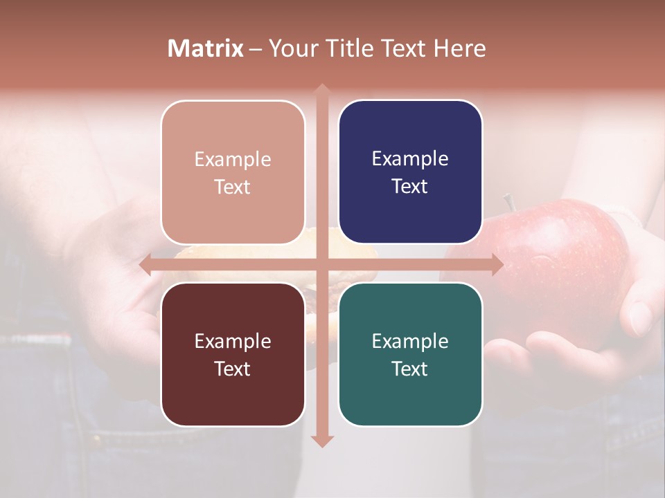 Red Unhealthy Diet PowerPoint Template