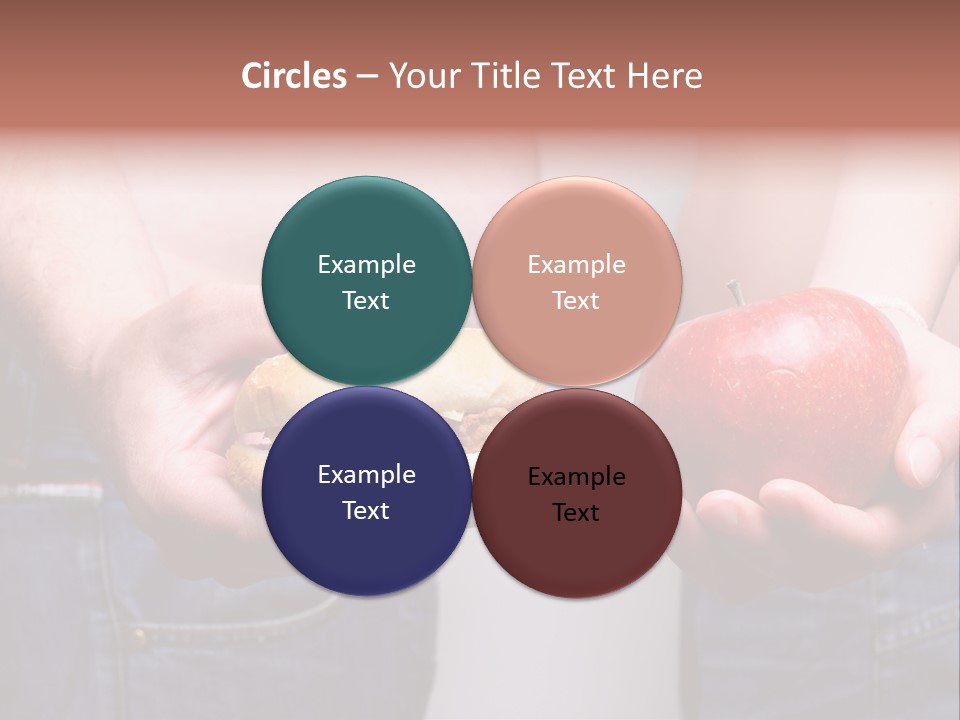 Red Unhealthy Diet PowerPoint Template