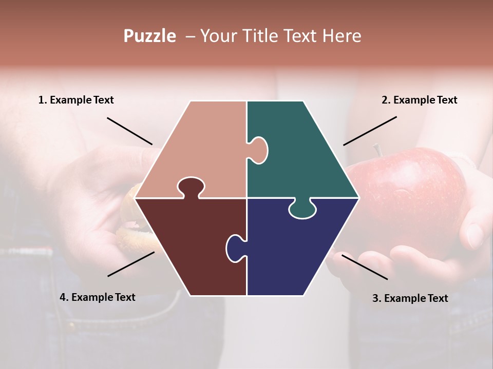 Red Unhealthy Diet PowerPoint Template