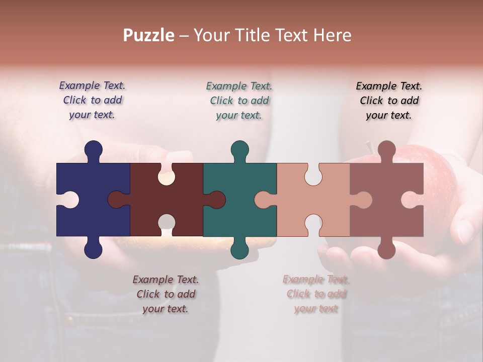 Red Unhealthy Diet PowerPoint Template