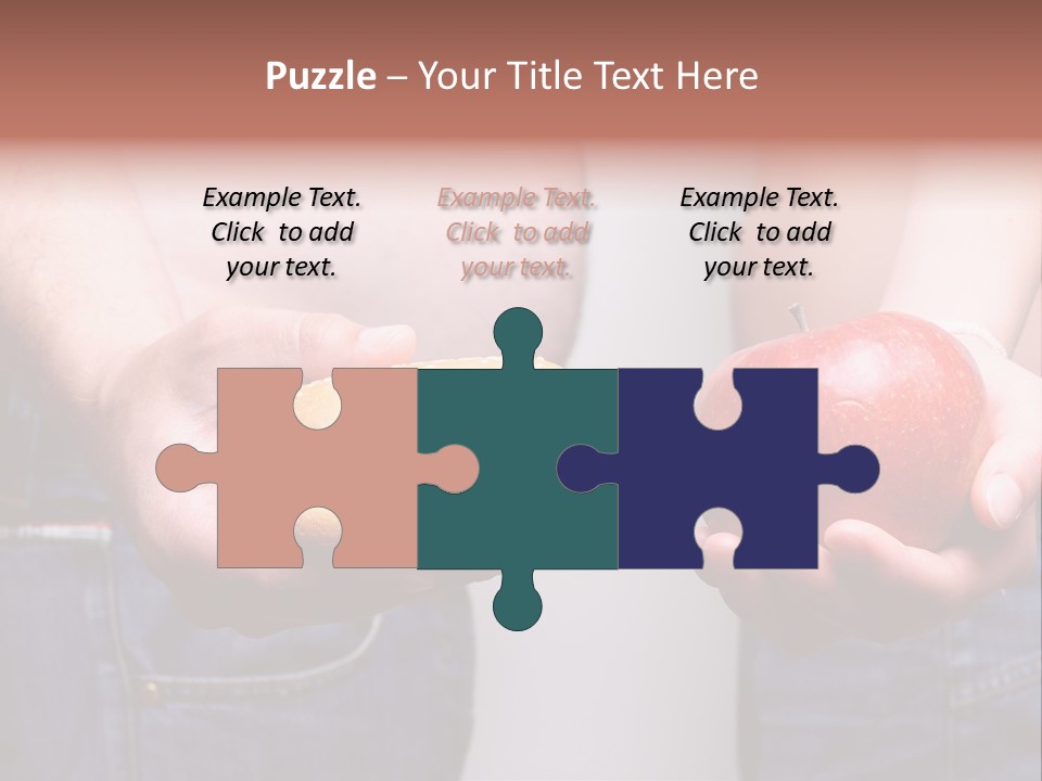 Red Unhealthy Diet PowerPoint Template