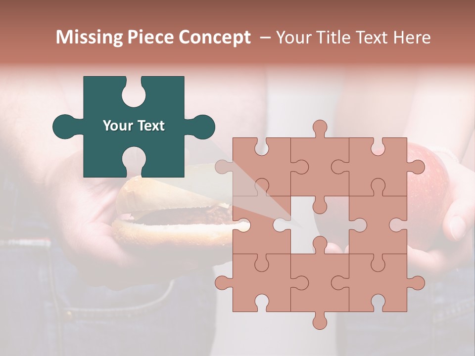 Red Unhealthy Diet PowerPoint Template