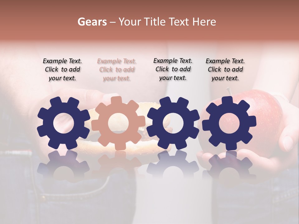 Red Unhealthy Diet PowerPoint Template