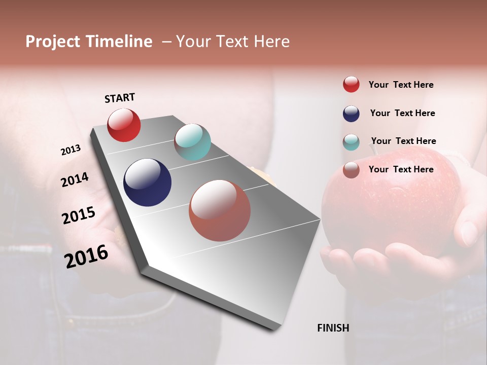 Red Unhealthy Diet PowerPoint Template