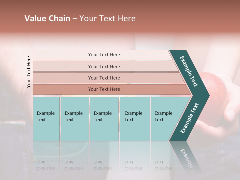 Red Unhealthy Diet PowerPoint Template