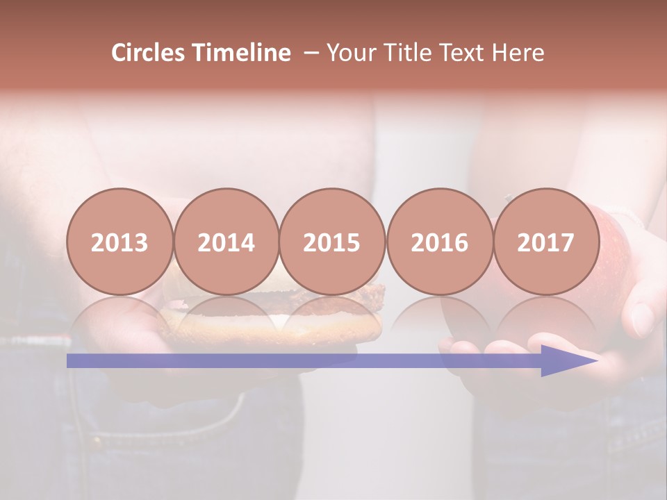 Red Unhealthy Diet PowerPoint Template