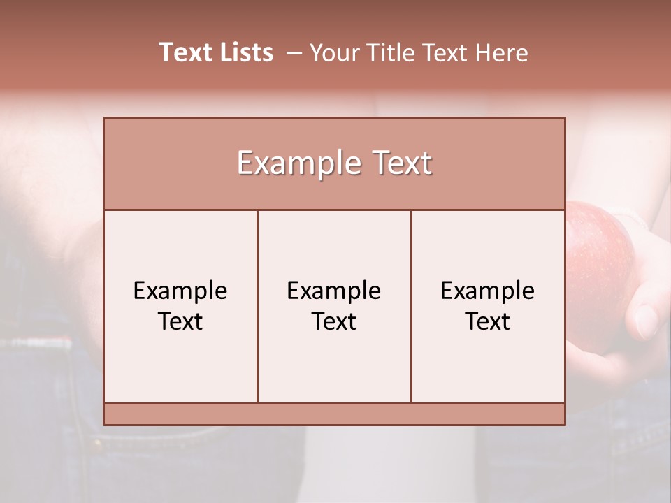 Red Unhealthy Diet PowerPoint Template