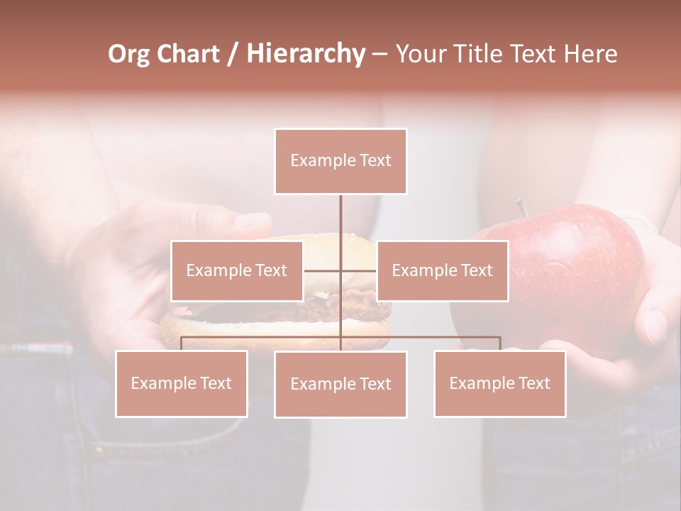 Red Unhealthy Diet PowerPoint Template