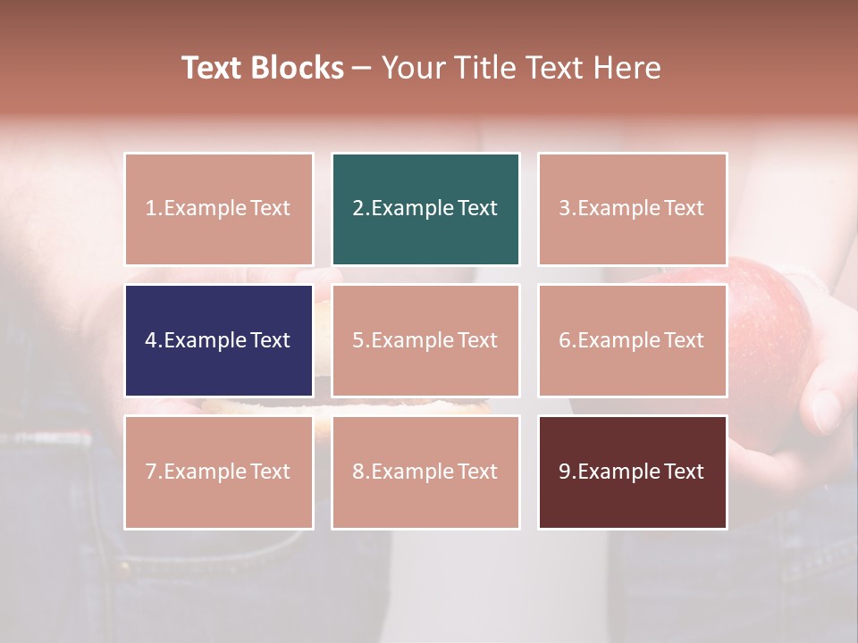 Red Unhealthy Diet PowerPoint Template