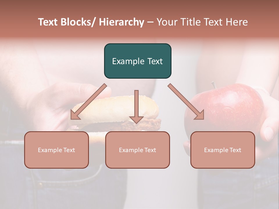 Red Unhealthy Diet PowerPoint Template