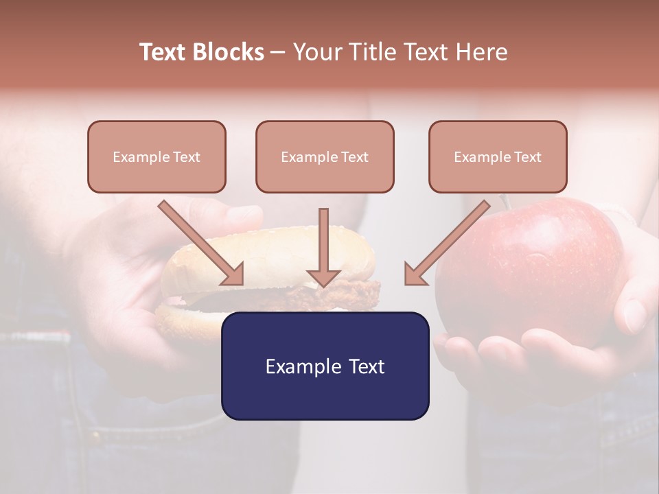 Red Unhealthy Diet PowerPoint Template