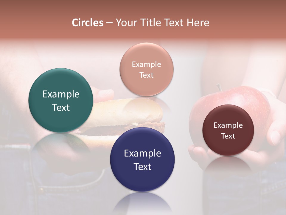 Red Unhealthy Diet PowerPoint Template