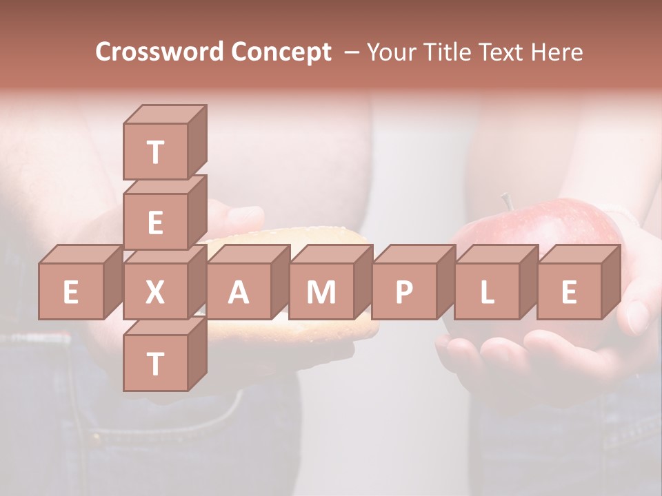 Red Unhealthy Diet PowerPoint Template