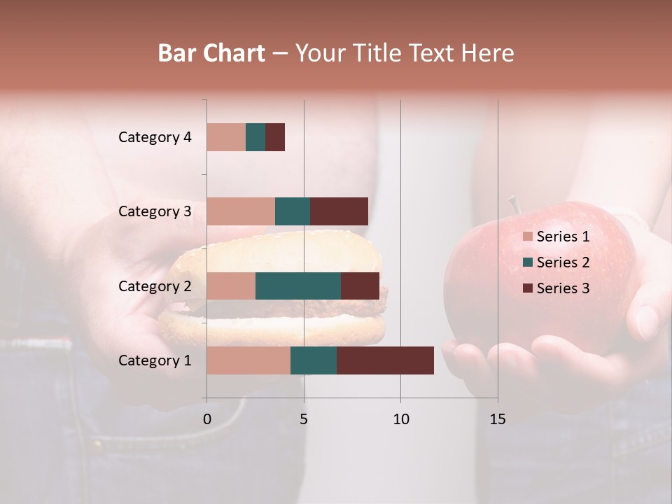 Red Unhealthy Diet PowerPoint Template
