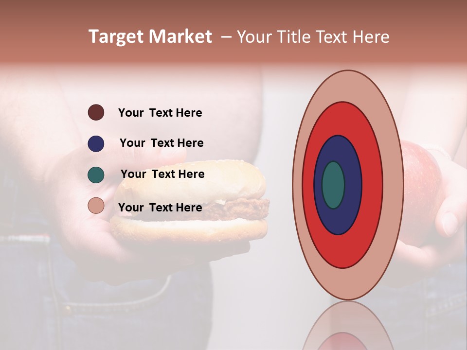 Red Unhealthy Diet PowerPoint Template