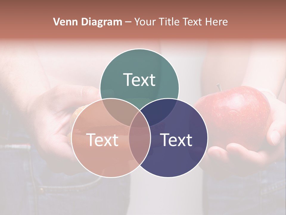 Red Unhealthy Diet PowerPoint Template