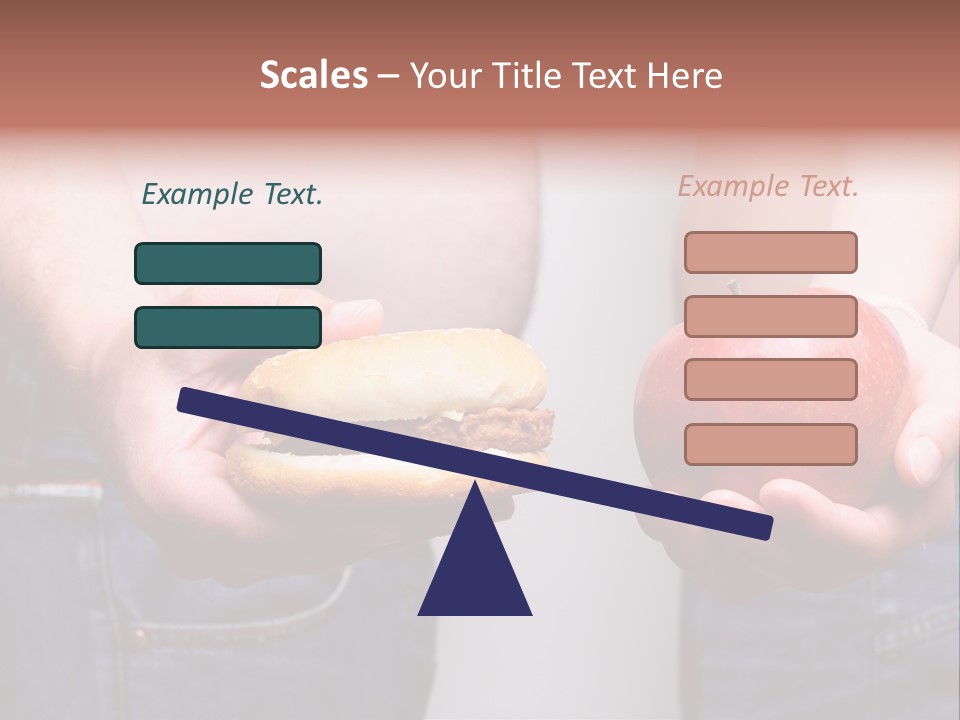 Red Unhealthy Diet PowerPoint Template