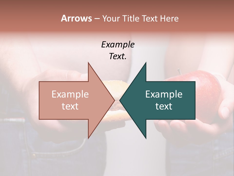 Red Unhealthy Diet PowerPoint Template