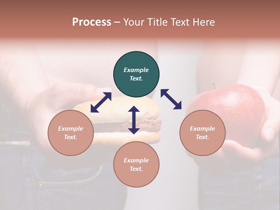 Red Unhealthy Diet PowerPoint Template