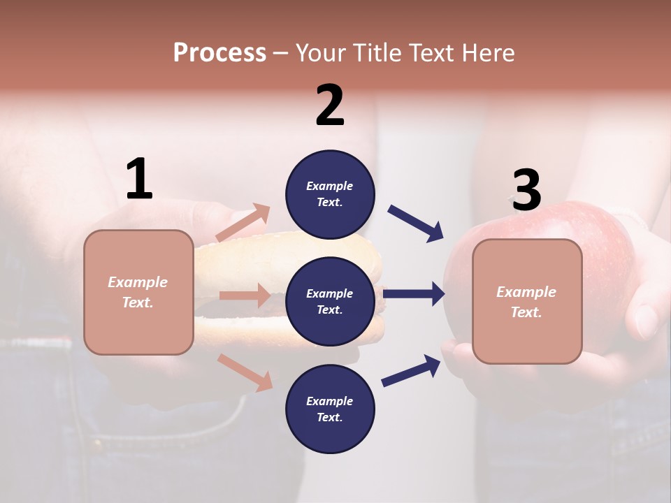 Red Unhealthy Diet PowerPoint Template