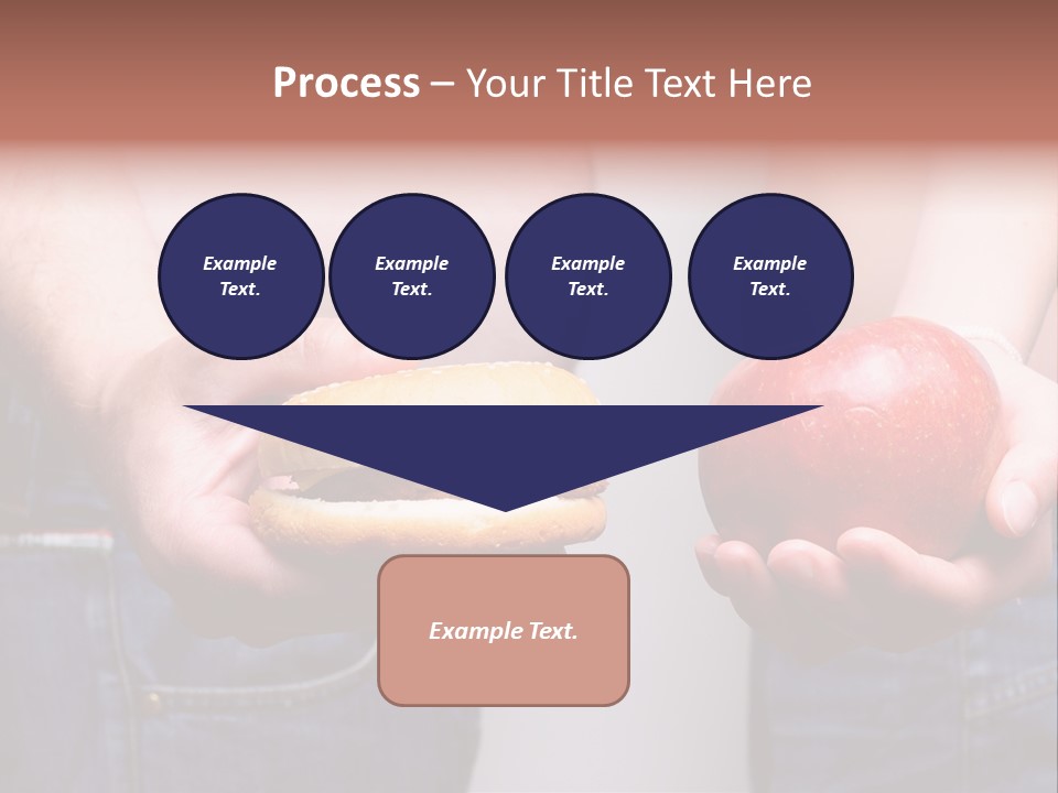 Red Unhealthy Diet PowerPoint Template