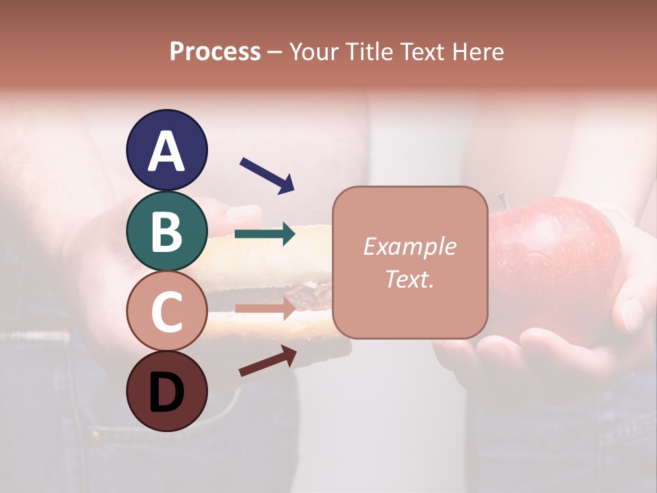 Red Unhealthy Diet PowerPoint Template