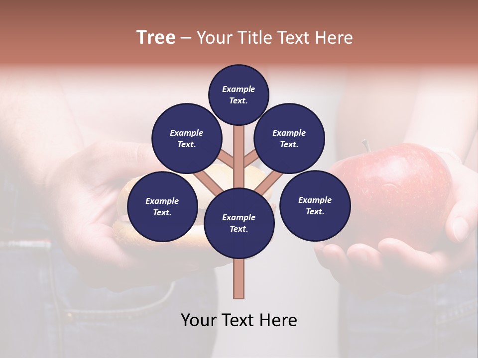 Red Unhealthy Diet PowerPoint Template