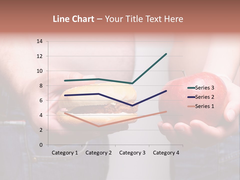 Red Unhealthy Diet PowerPoint Template