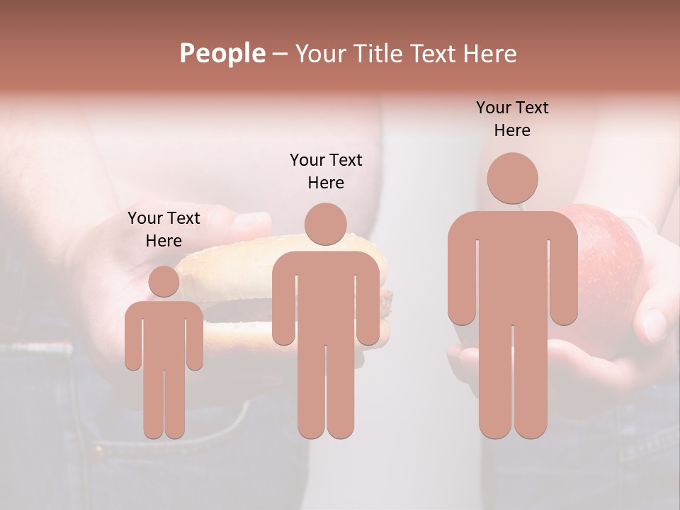 Red Unhealthy Diet PowerPoint Template