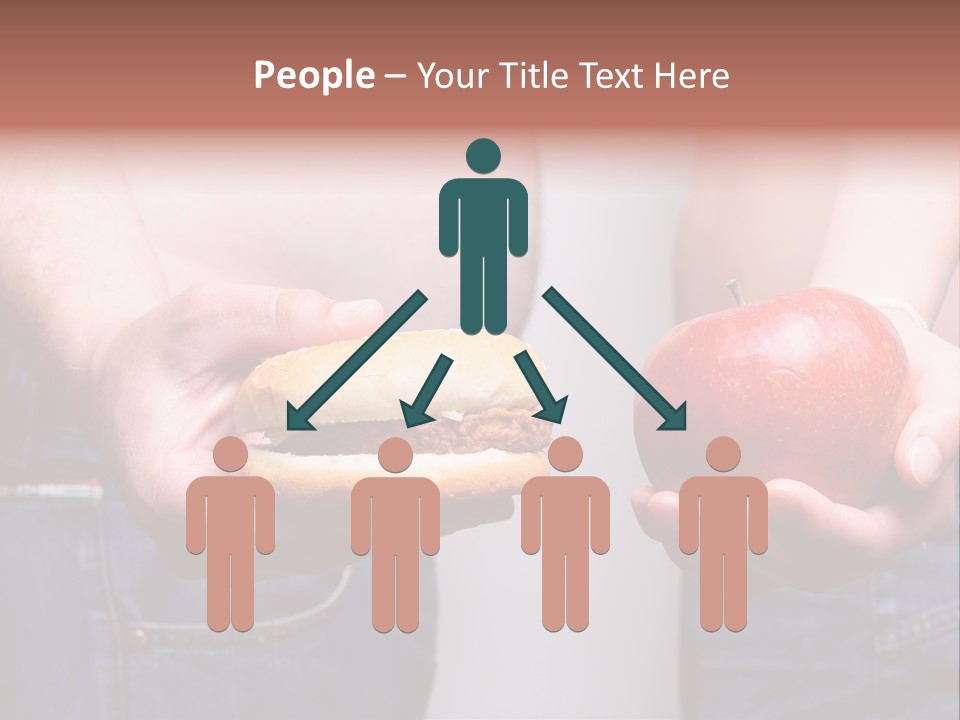 Red Unhealthy Diet PowerPoint Template