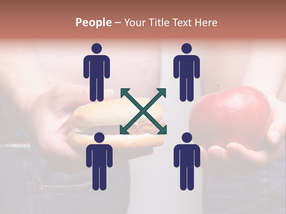 Red Unhealthy Diet PowerPoint Template