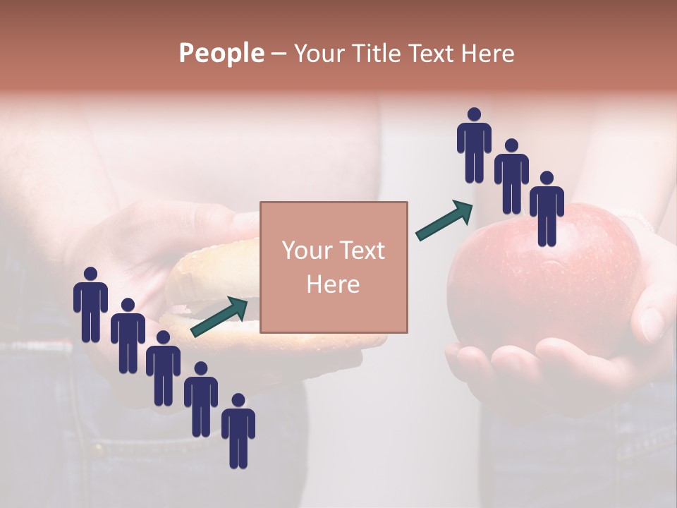 Red Unhealthy Diet PowerPoint Template