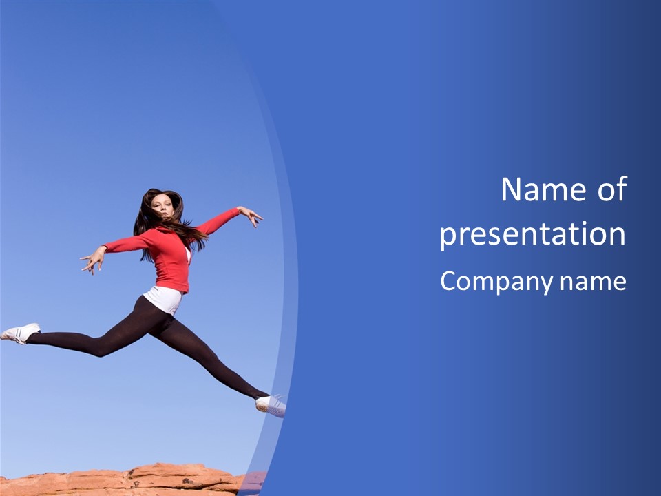 Haljine Sportske PowerPoint Template