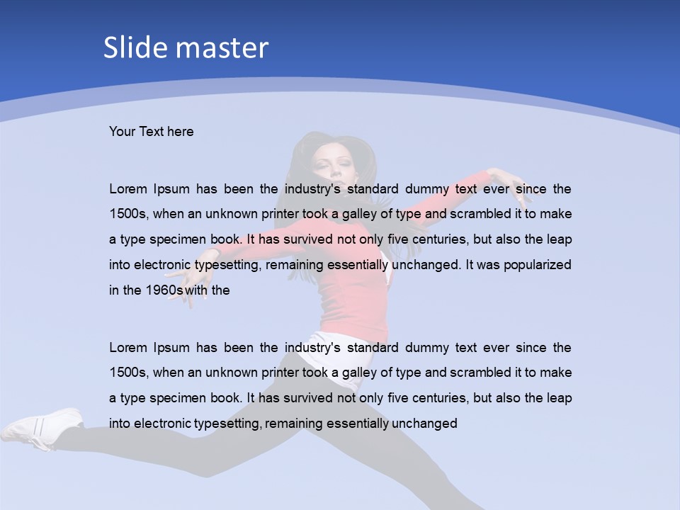 Haljine Sportske PowerPoint Template